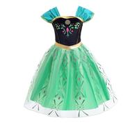 Lito Angels Girls Kids Princess Coronation Costume Fancy Dress Up Birthday Party Age 12-18 Months, Green