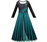Lito Angels Girls Kids Princess Queen Coronation Dress Halloween Costume Birthday Party Fancy Outfits Age 5-6 Years Old Green 291