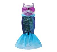Lito Angels Girls Princess 2 Pieces Mermaid Costume, Multicolor, 3-4 Years