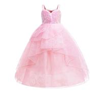 Lito Angels Girls Princess Ball Gown, Pink, Age 7-8 Years