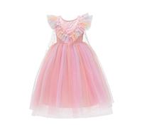 Lito Angels Girls Unicorn Princess Cape Costume, Pink, Age 4-5 Years