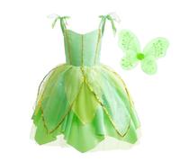 Lito Angels Green Fairy Costume for Girls Age 4-5 Years, Green