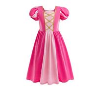 Lito Angels Princess Aurora Sleeping Beauty Fancy Dress Up Clothes Play Wear for Kids Girls Age 10-11 Years, Hot Pink (Tag Number 150)