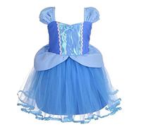 Lito Angels Princess Cinderella Fancy Dress Up Costume for Girls Kids Birthday Party Tulle Skirt Age 2-3 Years 107