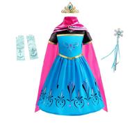Lito Angels Princess Coronation Costume Dress Up with Cape and Accessories for Kids Girls, Birthday Fancy Party Outfit, Age 18-24 Months (Tag Number 90)