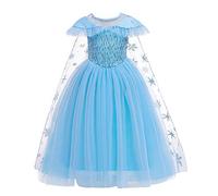 Lito Angels Princess Dress Costume with Cape for Kids Girls, Halloween Birthday Party Fancy Dressing Up Age 4-5 Years, B (Tag Number 120)