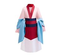 Lito Angels Princess Hua Mulan Fancy Dress Up Costume Pink Chinese Hanfu Party Outfit for Kids Girls Age 13-14 Years