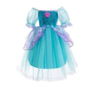 Lito Angels Princess Mermaid Ariel Fancy Dress Up Costume Birthday Party Outfit for Little Kids Girls Age 5-6 Years