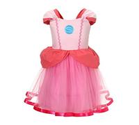 Lito Angels Princess Peach Fancy Dress Up Costume for Kids Girls Age 2-3 Years, Hot Pink (Tag Number 110)