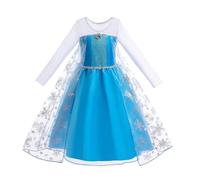 Lito Angels Princess Snow Queen Costume with Cape Halloween Birthday Party Fancy Dress Up for Girls Kids Age 4-5 Years Style C