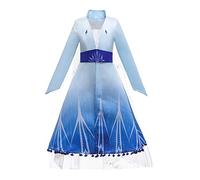 Lito Angels Princess Travel Dress Costume Coat with Cape for Girls Kids, Snow Queen Fancy Party Outfits, Age 3-4 Years, Light Blue