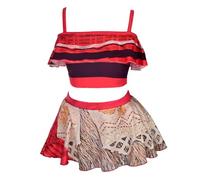 Lito Angels Princess Two Pieces Tankini Swimming Costume for Kids Girls, Adventure Swimsuit Swimwear Bathing Suit, Age 4-5 Years