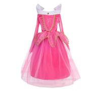 Lito Angels Sleeping Beauty Princess Aurora Hot Pink Costume Fancy Dress Up for Kids Girls, Birthday Party Outfit Age 6-7 Years (Tag Number 130)