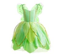 Lito Angels Tinkerbell Green Fairy Fancy Dress Up Costume Party Outfit with Wings for Baby Girls Age 18-24 Months (Tag Number 80)
