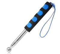Litoexpe 115cm Hollow Drum Hammer, Foldable Sound Detection Stick, Thick Self Defense Rod for Home Decoration Inspection (Blue)