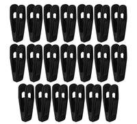 Litoexpe 20 Pcs Black Velvet Hangers Clips