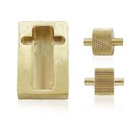 Litoexpe Leather Edge Roller Oil Painting Box, Mini Leather Edge Roller Applicator with 2 Rollers, Leather Edge Treatment Tool for Leather Craft DIY