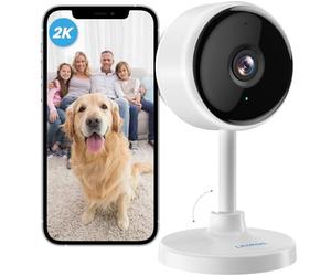 litokam indoor camera 2K, pet cameras with phone app, Little elf Smart camera with Night Vision, Motion Detection, 2-Way Audio, Baby Monitor for House Security,Work with Alexa