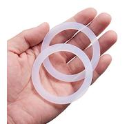 LitOrange 8 PCS Replacement Spare Food Grade Silicone (Better Than Rubber) Gasket Seal Ring For Aluminium Stovetop Coffee Maker Pots 3 Cups & 4 Cups
