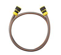 LitOrange Hose Connection Set, Hose Pipe Fitting Connection Kit including 1.5M 4-layer PVC Pipe, 2 x 1/2" Hose End Quick Connectors, for Irrigation, Car Wash, Gardening,Pet