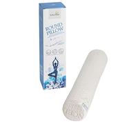 LitoTree Comfort Memory Foam Neck Roll and Cervical Bolster Round Pillow with Removable Washable Soft Cover for Spine and Neck Back Lumbar Leg Vertebra Support (18x3.5 inch Pillow)