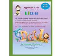 Litou Je commence à lire - Cahier 1 br: Lire, c’est facile ! Je découvre les sons et les lettres. Mon tout premier livre de lecture. Mes premières voyelles et syllabes. (Apprentissage de la lecture)