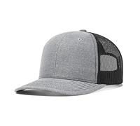 LITSSIN Snap Back Trucker Hat for Men Women, Adjustable Trendy Baseball Cap for Running, Workout, Outdoor Sports, Deepgrey-black, One size