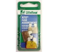 Littelfuse ATO Fuse Assortment - 5A, 10A, 15A, 20A, 25A, 30A Copper Through-Hole Mount Fuse