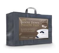 Littens 100% Hungarian Goose Down Pair Pillows 300Tc Cotton 48Cm X 74Cm (19" X 29")