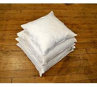 Littens - 4 Pack 18" x 18" Duck Feather Cushions Pads Inners Inserts Fillers with 230TC Down-Proof 100% Cotton Casing - Heavy Filling Inners Inserts (45cm x 45cm)