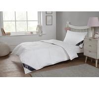 Littens 7.5 Tog Junior Cot Bed Size Goose Feather and Down Duvet Quilt & Pillow Bedding Bundle, 230TC 100% Cotton, Down Proof, Kids, Toddler (120cm x 150cm)