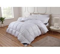 Littens All Seasons Duo 15 Tog Extra Warm Single Bed Size White Duck Feather & Down Winter Thermal Duvet Quilt, 230TC 100% Down-Proof Cotton (4.5 + 10.5 Tog) 135cm x 200cm Energy Efficient