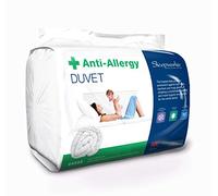 Littens All Seasons Duo 15 Tog Single Bed Size Luxury Anti-Allergy, Hollowfibre Polycotton Duvet Quilt, Bedding, Made In The UK (135cm x 200cm)