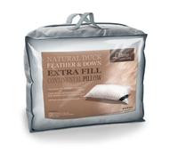 Littens Extra Fill Euro Continental Duck Feather & Down Pillow 40Cm X 80Cm (16" X 32)