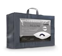Littens Extra Filled 50% Goose Down & Feather Pillow, Side Sleeper 280Tc Cotton (48Cm X 74Cm)