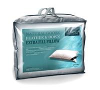 Littens Extra Filled Goose Feather & Down Pillow, Side Sleeper 230Tc Cotton 48Cm X 74Cm (19" X 29")