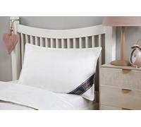 Littens Junior Cot Bed Size Goose Feather & Down Pillow, 230TC 100% Cotton, Down Proof, Kids, Toddler (40cm x 60cm)