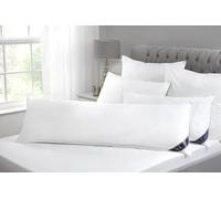 Littens Long Body Bolster Orthopaedic Pregnancy Goose Feather & 15% Down Pillow, 230TC Cotton Case, Down Proof, All Bed Sizes 20" x 72" (50cm x 183cm)