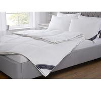 Littens Luxury All Seasons Duo 15 Tog Superking Bed Size White Goose Feather & Down Duvet Quilt, 15% Down, Down-Proof 230TC Cotton (260cm x 220cm)