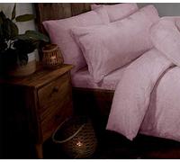 Littens Luxury Blush Pink Super King Size Teddy Fleece Fur Soft Cosy Pair Pillowcases Thermal Warm, 50cm x 90cm (20" x 36")