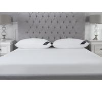 Littens Pair Hotel Quality Goose Feather & Down Pillows, 15% Down, 230TC 100% Down-Proof Cotton Casing