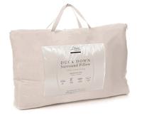 Littens Ultimate Emperor Size Duck Down Surround Side Sleeper Support Pillow, Cotton, 50cm x 100cm (20" x 40")