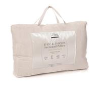 Littens Ultimate Super King Size Duck Down Surround Side Sleeper Support Pillow, Cotton, 50cm x 90cm (20" x 35")