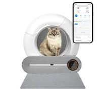 Litter Box Automatic Self Cleaning With App Control, Odor Removal, Litter Mat,Safe Lock, Automatic Cat Box, For Multiple Cats And All Kinds Of Clumping Cat Litter
