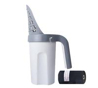 Litter Box, Cat Litter Scoop for Cats and Kittens, Interactive Scoop, Stickless Scoop with Sturdy Handle and Garbage Bag Holder, Hygienic Cleaning Tool for Daily Boxes