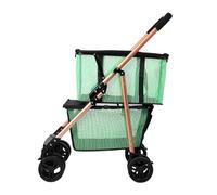 Litter Box- Folding Multi-function Out of The Car, Can Separate Pet Outdoor Cart, Portable Outdoor Pet Supplies,Non-Sticky Anti-Leakage(Green)