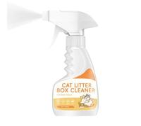 Litter Box Odor Eliminator - 120 ml Pet Urine Stain Remover Mist, Strong Deodorising Formula, Fast Acting Cleaning Spray, Hygienic Freshness Solution | Ideal for Cat Areas Indoor Living Room Home