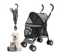 Litter Box- Pet Trolley, Folding Car, Breathable Cat and Dog Mobility Scooter,Non-Sticky Anti-Leakage