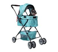 Litter Box- Portable Folding Pet Cart, Dog Cat Cart, Separate Out of The Cage Small Pet Car,Non-Sticky Anti-Leakage(B)