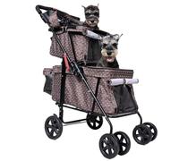 Litter Box- Portable Folding Pet Cart, Dog Cat Cart, Separate Out of The Cage Small Pet Car,Non-Sticky Anti-Leakage(C)